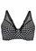 Minimizer bh met mesh, Kleur: zwart-wit met print