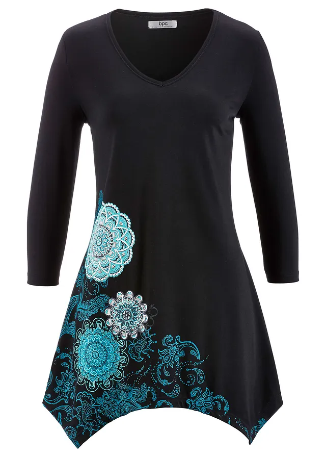 Dlhé tričko s cípmi, 3/4 rukáv