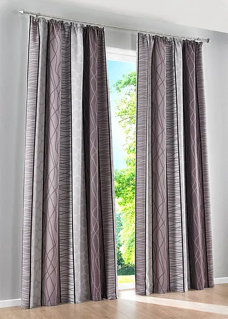 Zatemňovací závěs, v normální a extra šíři (1 ks v balení), barva: hnědošedo-šedá