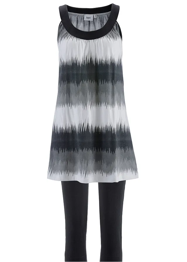 Rochie + colanți capri (set/ 2 piese)