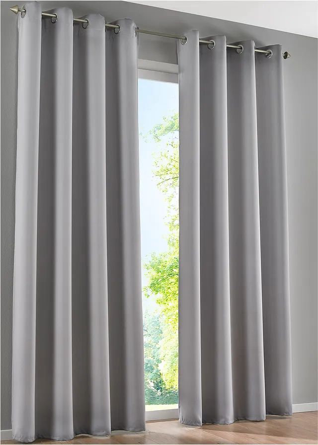 Draperie opacă, disponibilă în multe mărimi (1 buc/set.)