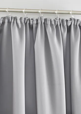 Rideau obscurcissant (1 pce), nombreuses tailles • gris clair • Boutique bonprix