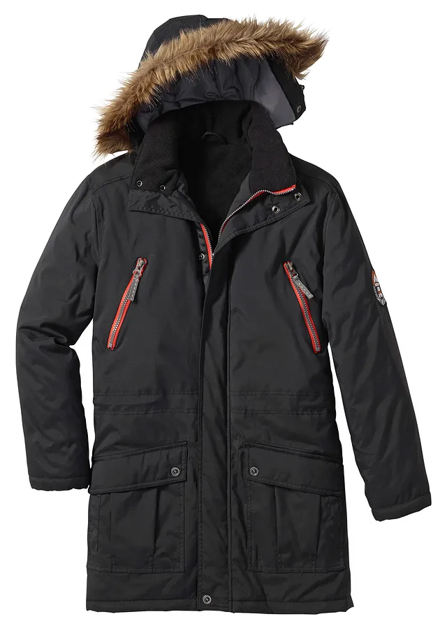 Zimná bunda s kapucňou, odpudzujúca vodu Zimná bunda s kapucňou, odpudzujúca vodu