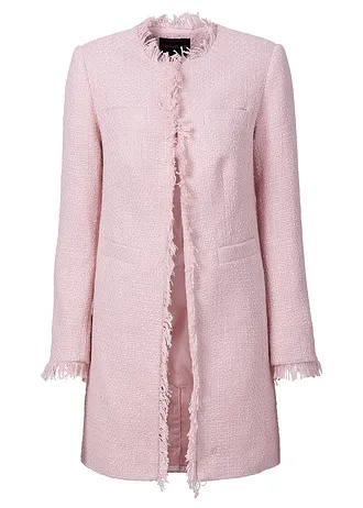 Lange bouclé blazer