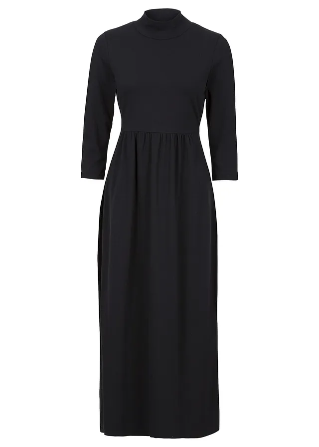 Šaty s 3/4 rukávem • černá • bonprix obchod