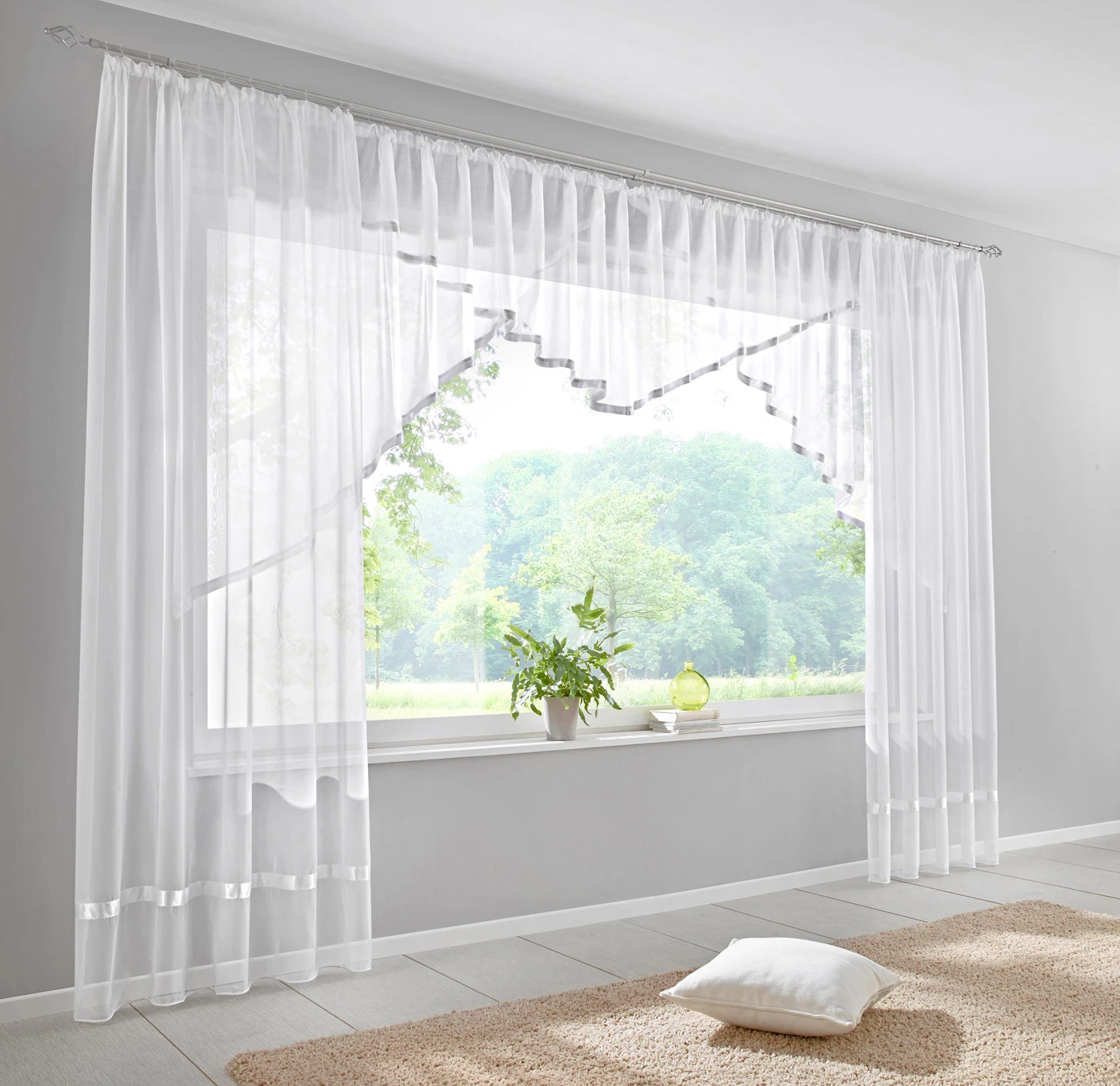 Krátká záclona Melly • bílá • bonprix obchod