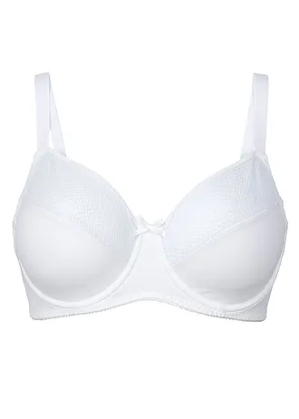 Zmenšovací podprsenka se síťovinou • bílá • bonprix obchod