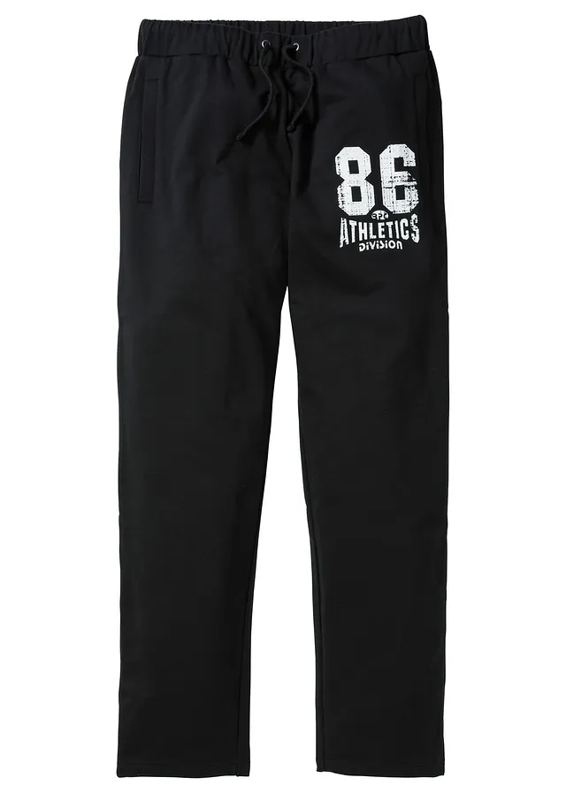 Pantaloni de jogging 100% din bumbac organic, cu detalii în stil sport