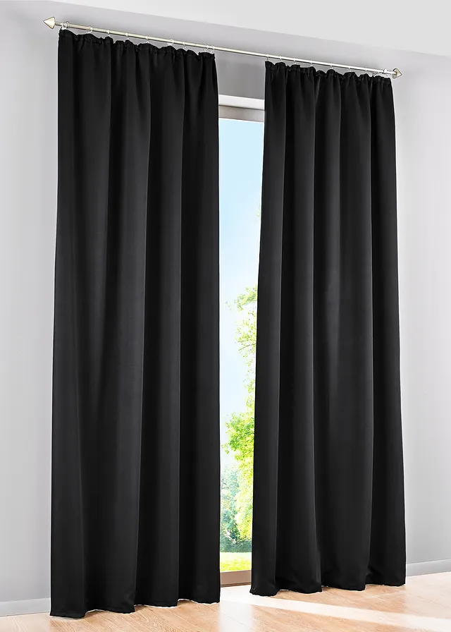 Draperie opacă, disponibilă în multe mărimi (1 buc/set.)