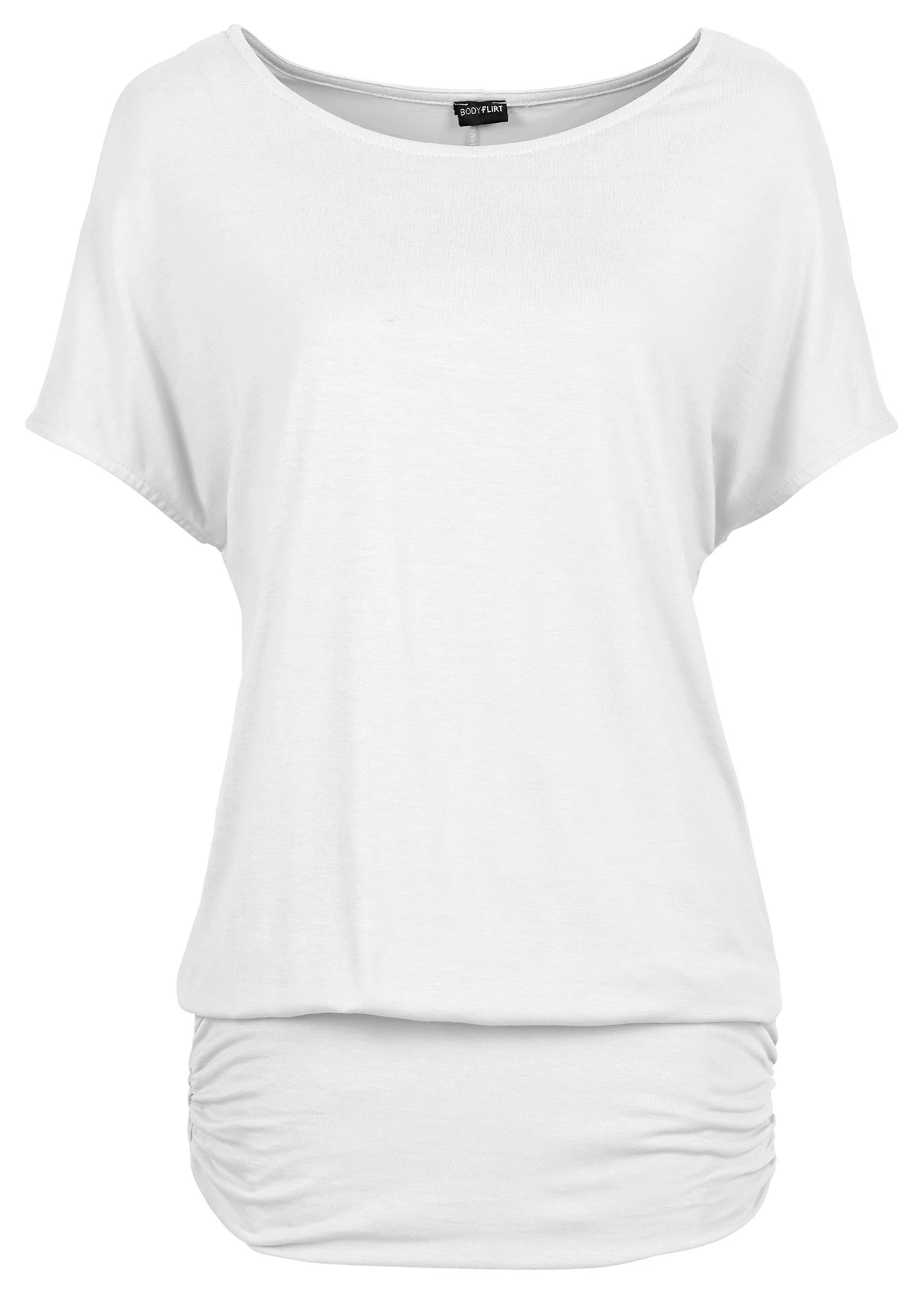 T-shirt z miękkiej mieszanki wiskozy • biel wełny • sklep bonprix