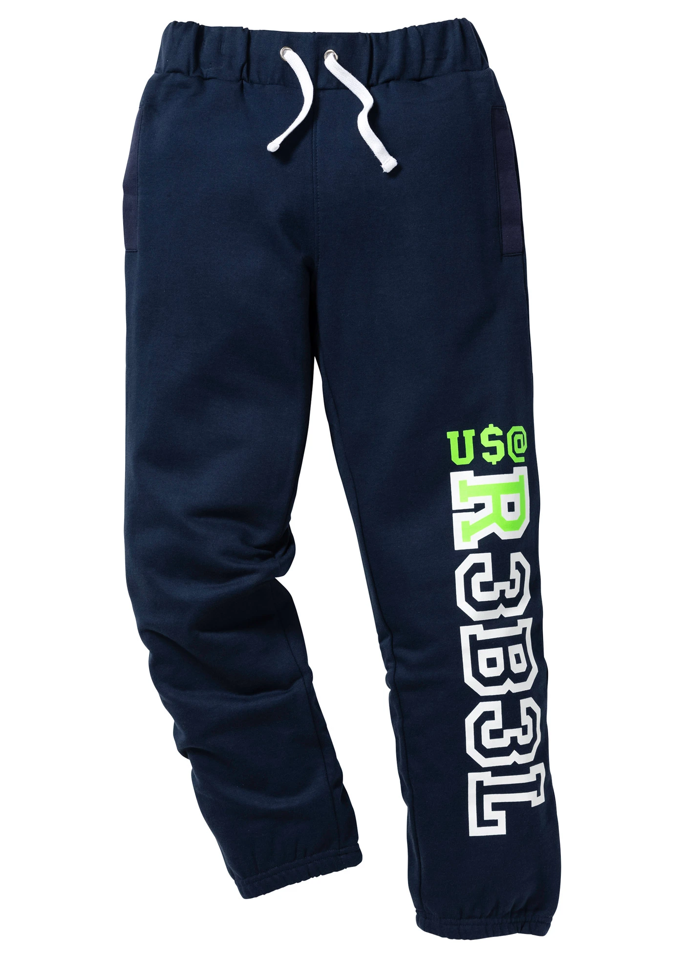 Chlapčenské tepláky s potlačou • tmavomodrá • obchod bonprix