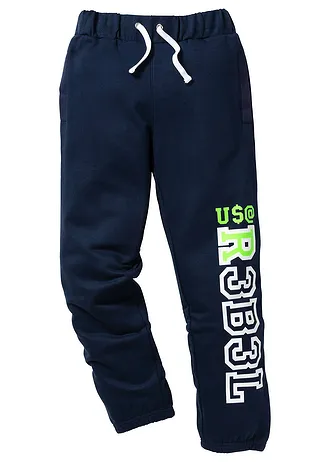 Chlapčenské tepláky s potlačou • tmavomodrá • obchod bonprix