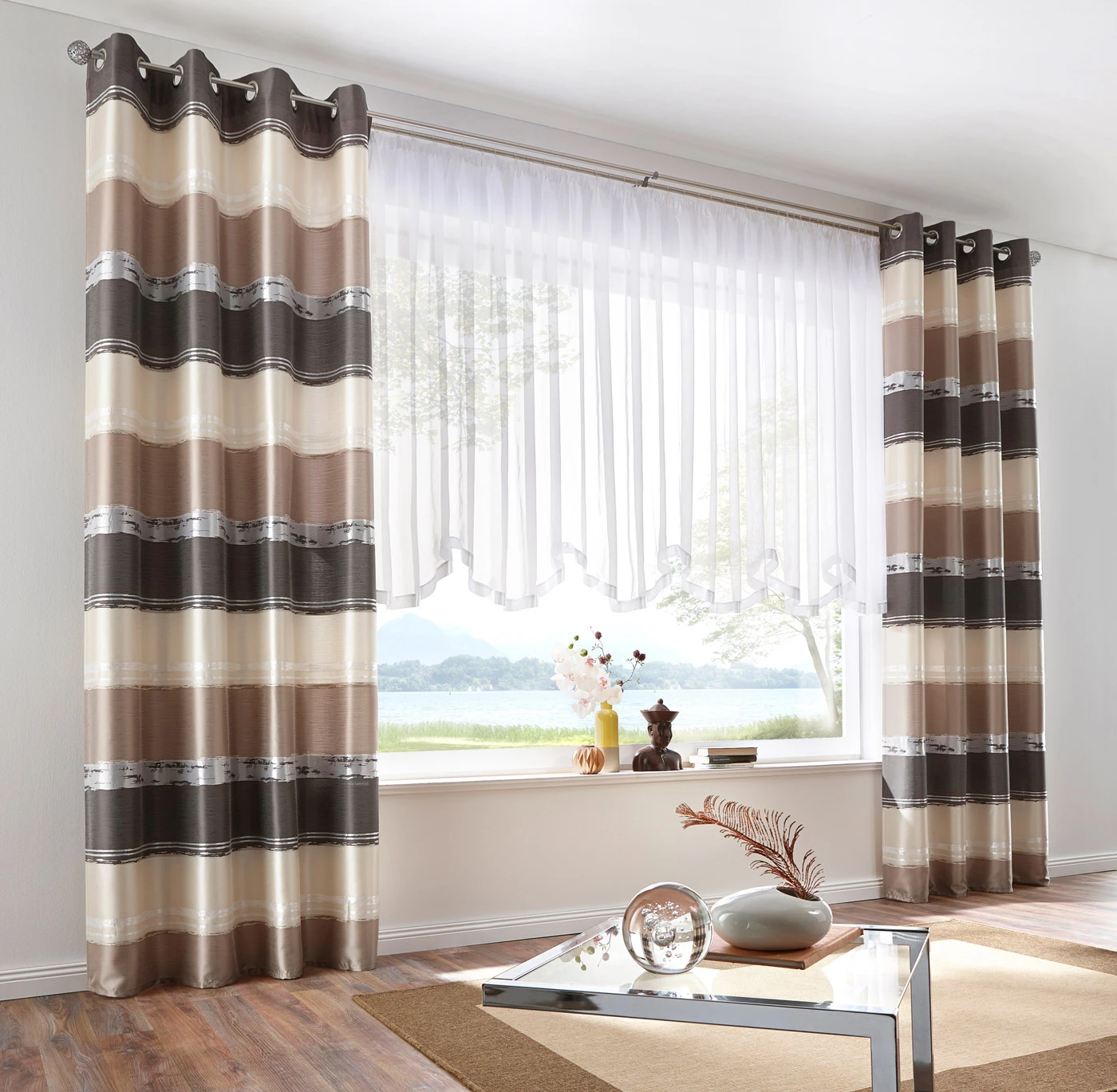 Zvlněná záclona "Elly" (1 ks v balení) • bílá • bonprix obchod