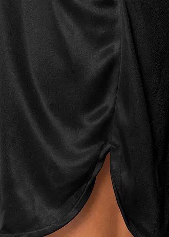 Kimono en satin • noir • Boutique bonprix