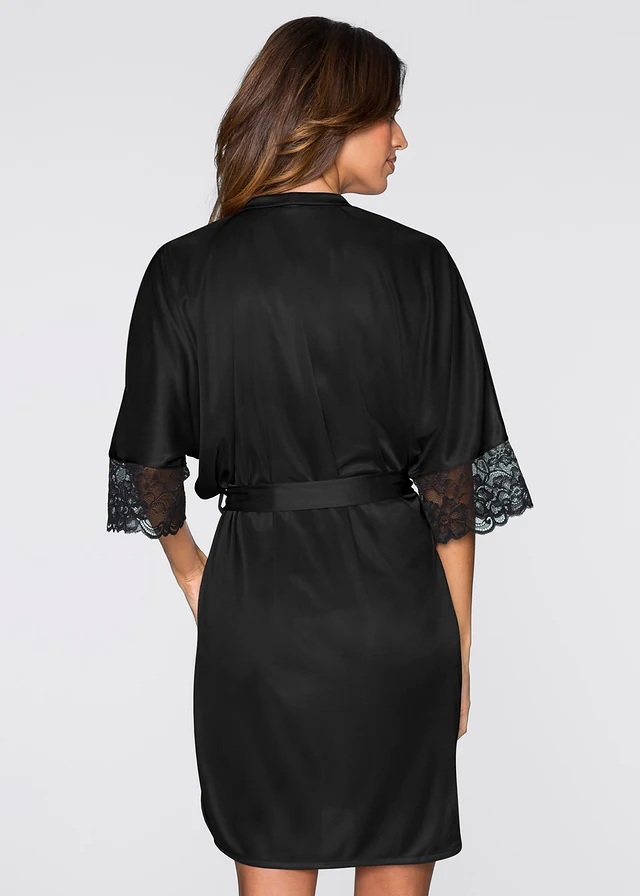 Kimono en satin • noir • product-page.page-title-suffix