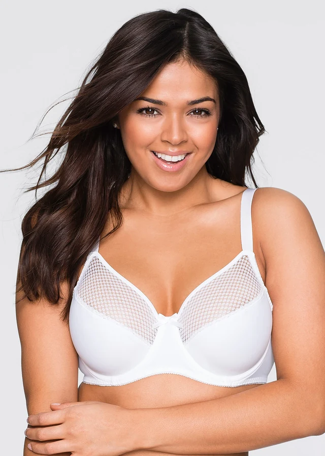 Soutien-gorge minimiseur avec mesh, Couleur: blanc