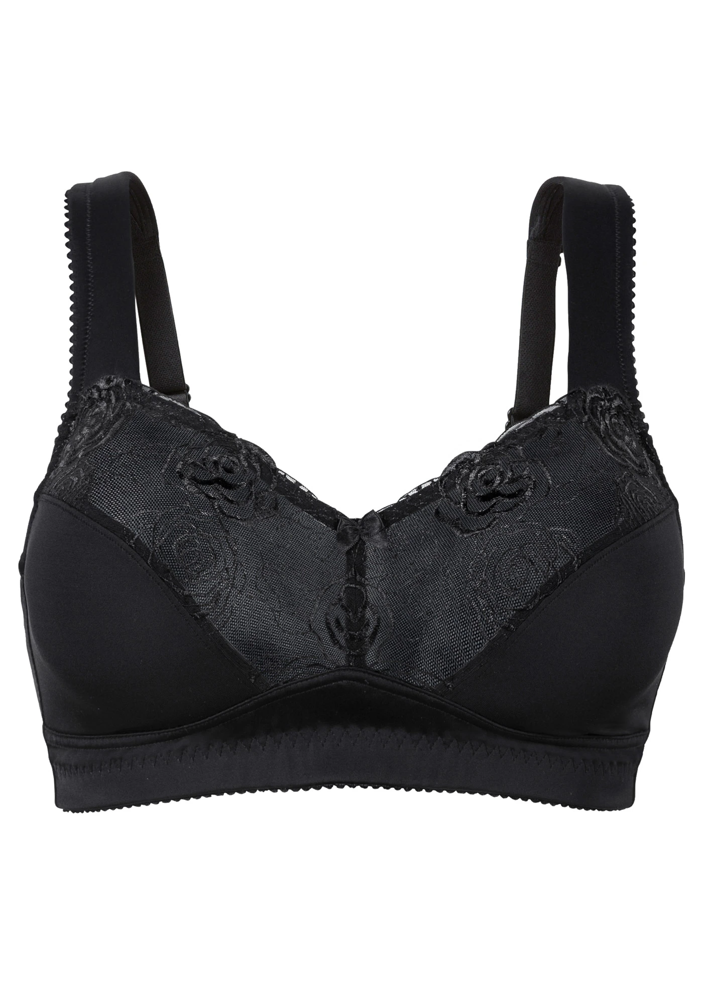 Soutien-gorge minimiseur sans armatures, bretelles rembourrées • noir • Boutique bonprix