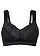 Zmenšovací podprsenka bez kostic a s polstrovanými ramínky, barva: černá