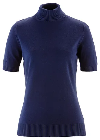 Coltrui met korte mouwen, Kleur: donkerblauw