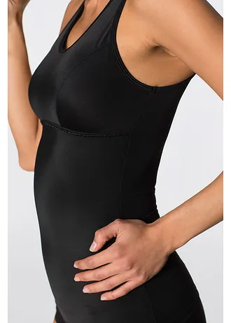 Corrigerende top, sterk corrigerend, Kleur: zwart