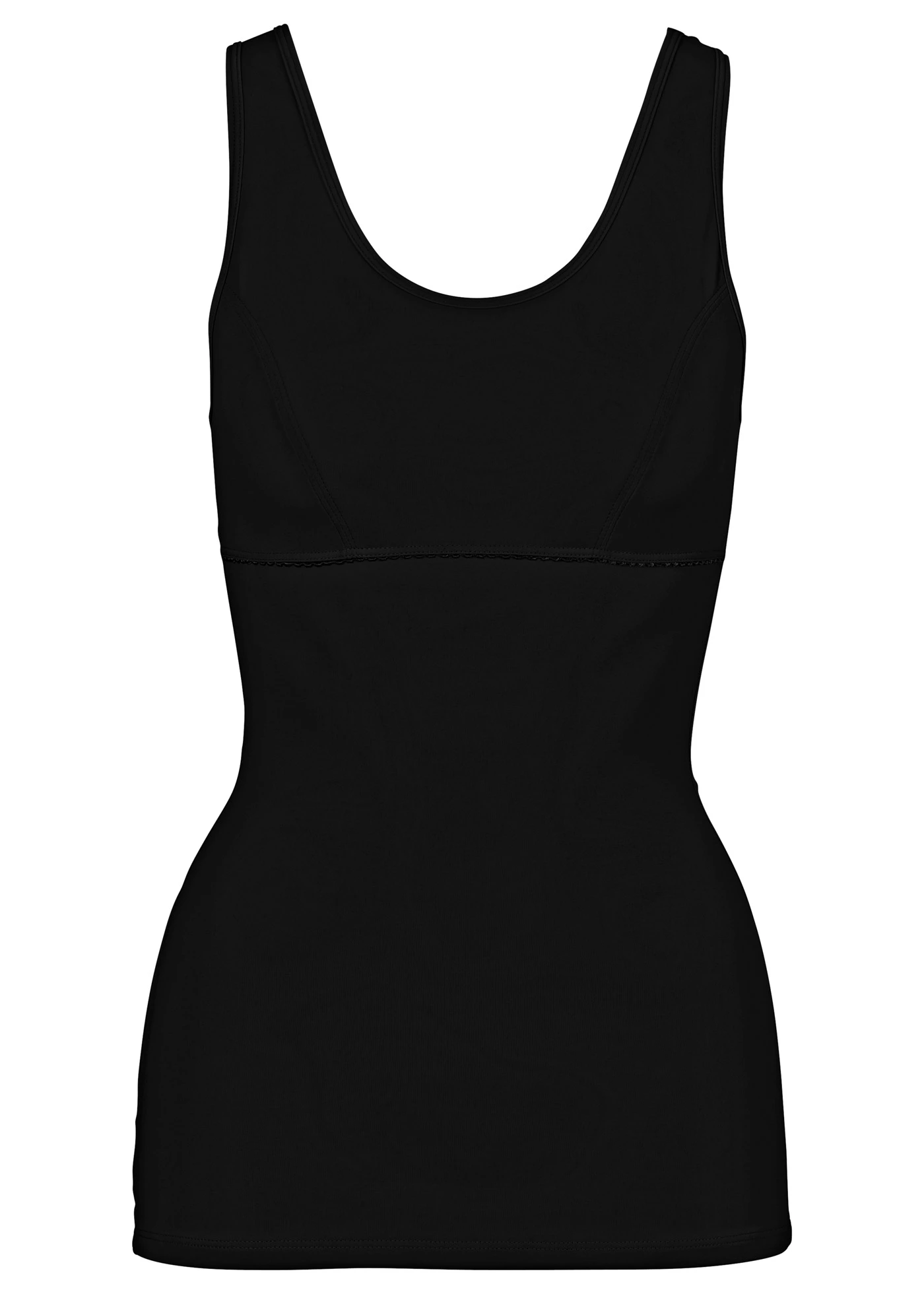 Stahovací top, silný tvarující efekt • černá • bonprix obchod