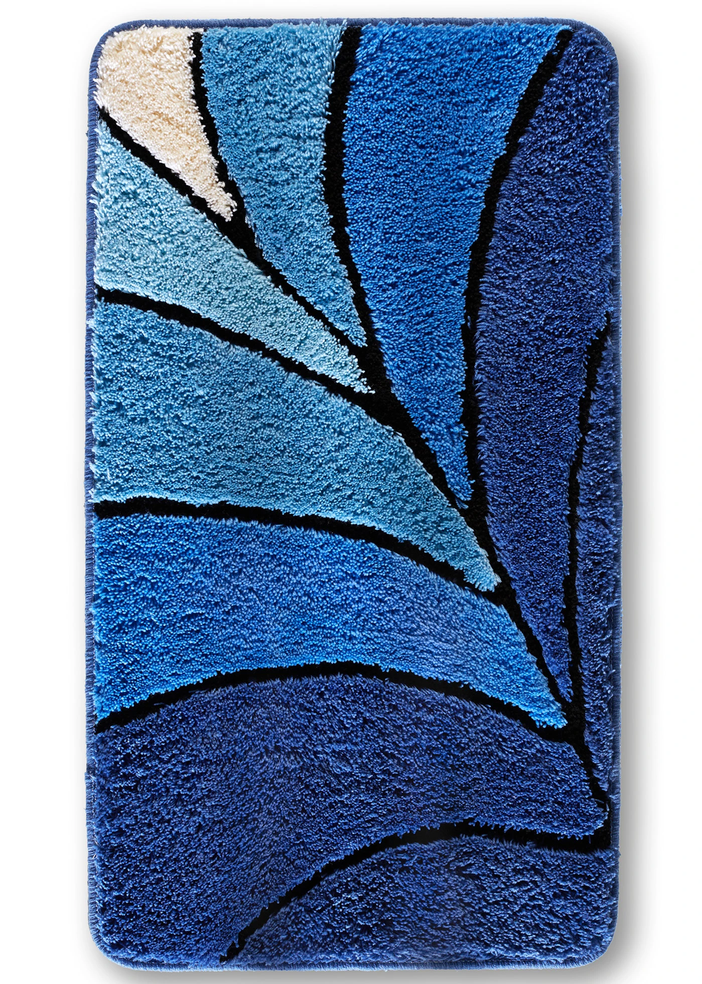 Tapis de bain à longues mèches • bleu • Boutique bonprix