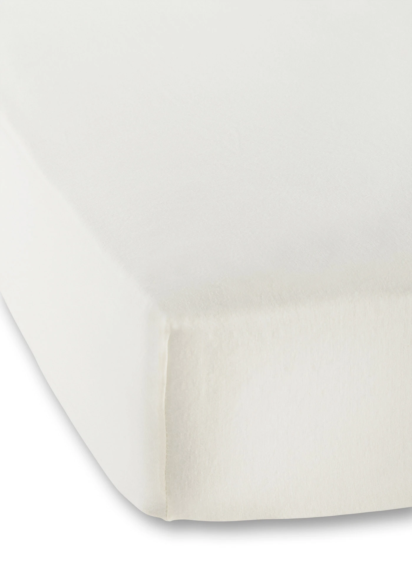 Žerzejové napínací prostěradlo 40 cm • bílá offwhite • bonprix obchod