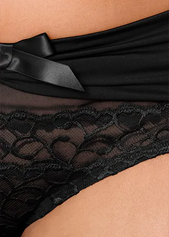 Chilot panty cu poliamidă reciclată, culoare: negru