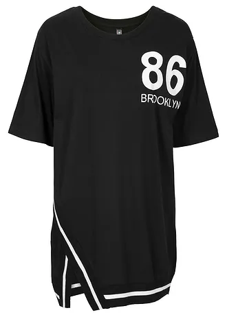 Shirt met oversized schouders