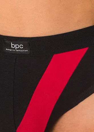 Slipy s bavlnou (5 ks v balení), barva: černá