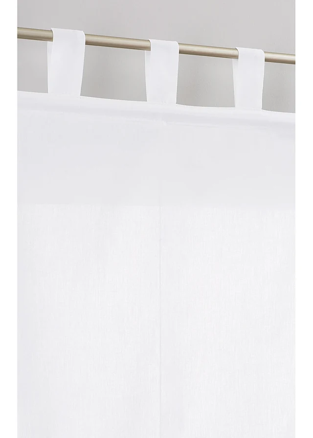 Vouwgordijn met gehaakte rand • wit • product-page.page-title-suffix