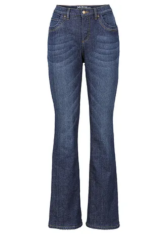 Termo džíny Bootcut, High Waist • tmavě modrá used • bonprix obchod