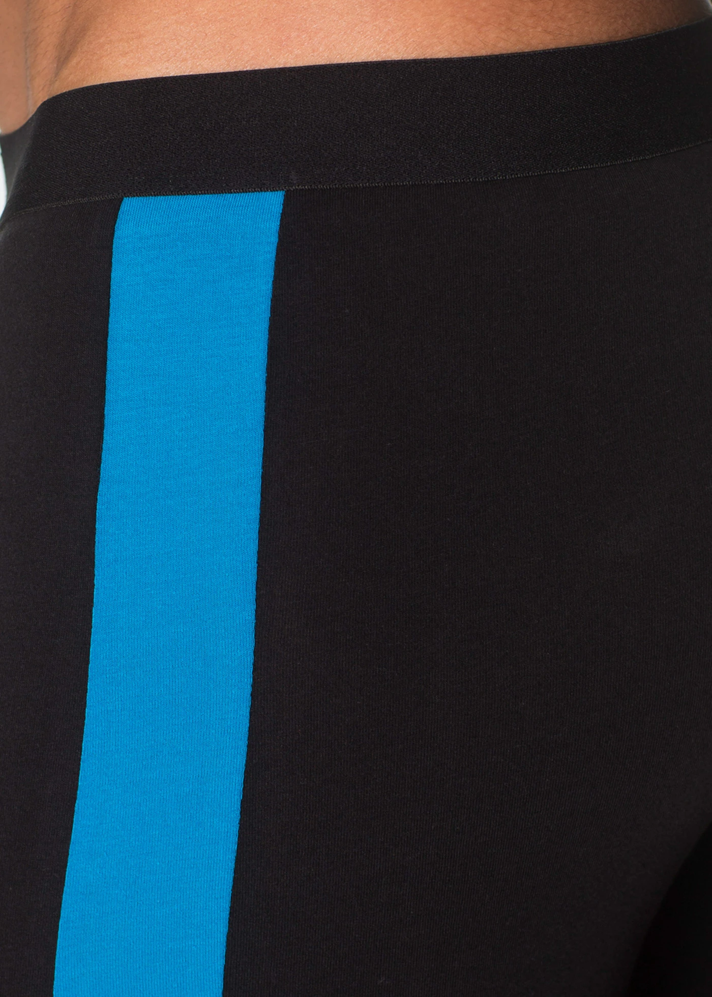 Dlouhé přiléhavé boxerky s bavlnou (2 ks v balení) • černá + modrá capri • bonprix obchod