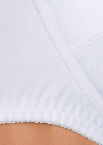 Podprsenka s kosticemi a síťovinou (2 ks v balení), barva: černá + bílá