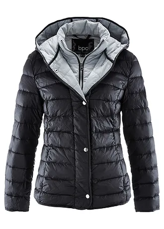 Bunda 2 v 1 "Velmi lehké peří" • černá • bonprix obchod