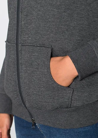 3-z-1-ben ismama szabadidőfelső baba-betéttel és puha belső kidolgozással • antracitszürke melírozott • bonprix áruház