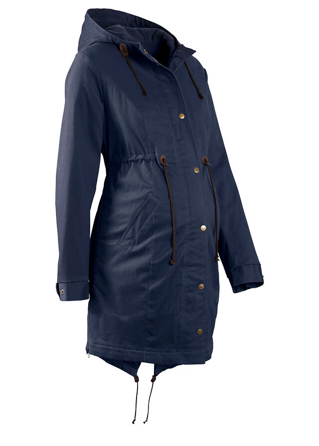 Kismama parka kabát polár béléssel sötétkék • 21999.0 Ft Kismama téli kabát sötétkék Levehető • 21999.0 Ft • bonprix