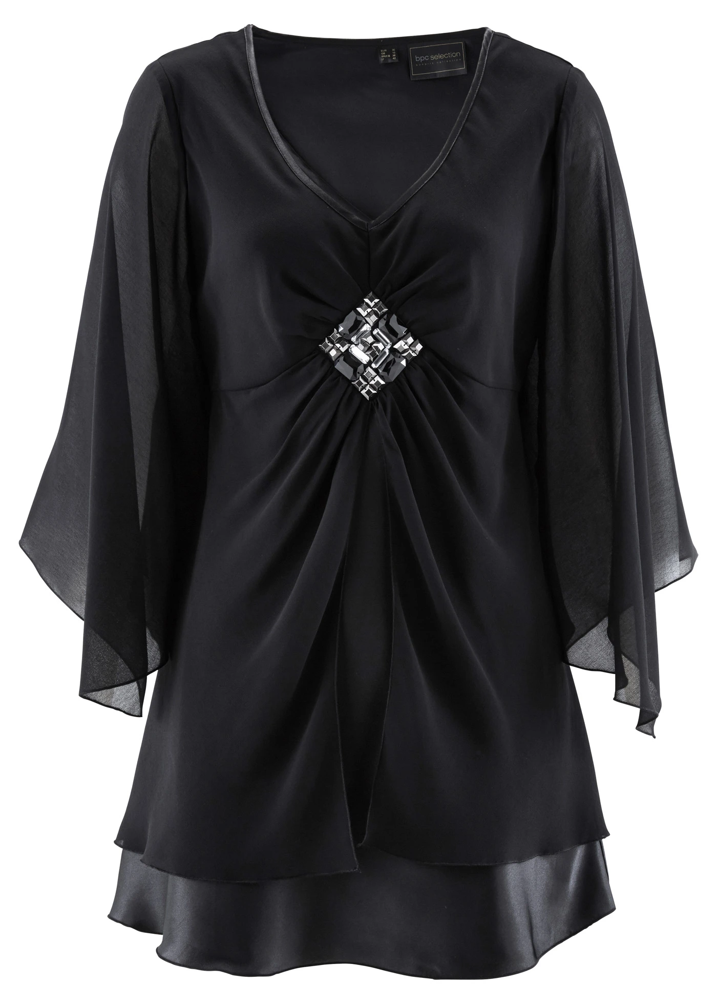 Bluză-tunică • negru • magazin bonprix