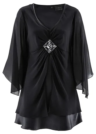 Bluză-tunică • negru • magazin bonprix