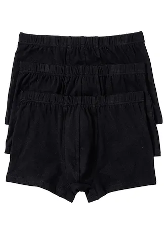 Chilot boxer mulat cu bumbac (set/3 buc.) • negru • magazin bonprix