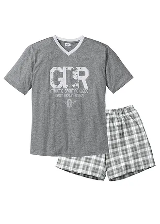 Shortama, Kleur: grijs gemêleerd-wit