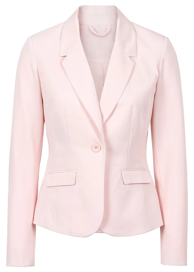 Krátky blejzer s vreckami na patky