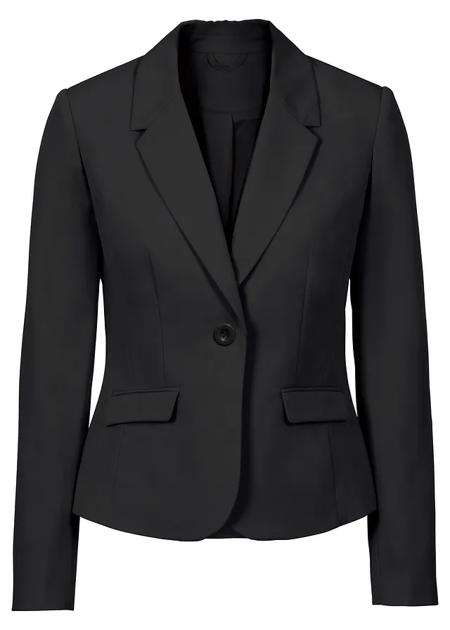 Krátky blejzer s vreckami na patky