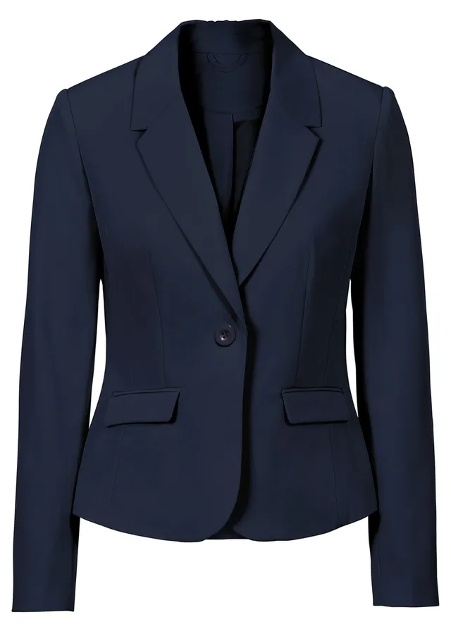 Krátky blejzer s vreckami na patky