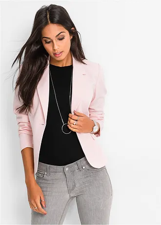 Blazer court avec poches à rabat • rose nacré • Boutique bonprix