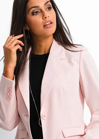 Blazer court avec poches à rabat • rose nacré • Boutique bonprix