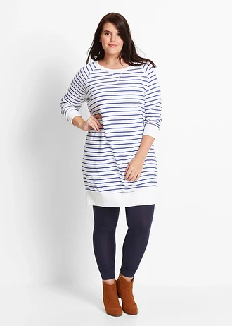 Legging (set van 2), Kleur: zwart-donkerblauw