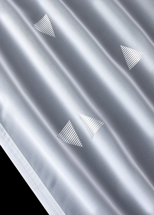 Voilage à imprimé brillant (1 pce) • blanc/argenté • product-page.page-title-suffix