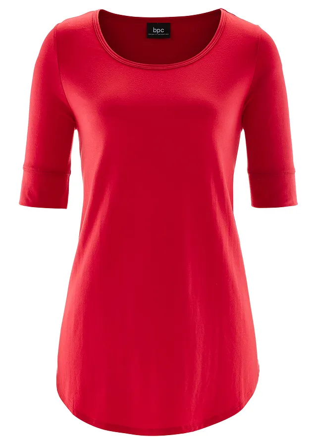 Dlhé tričko z jemnej viskózy