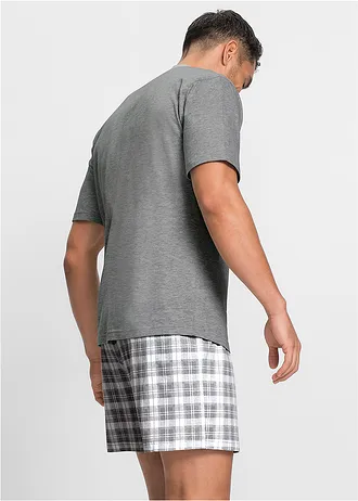 Shortama, Kleur: grijs gemêleerd-wit